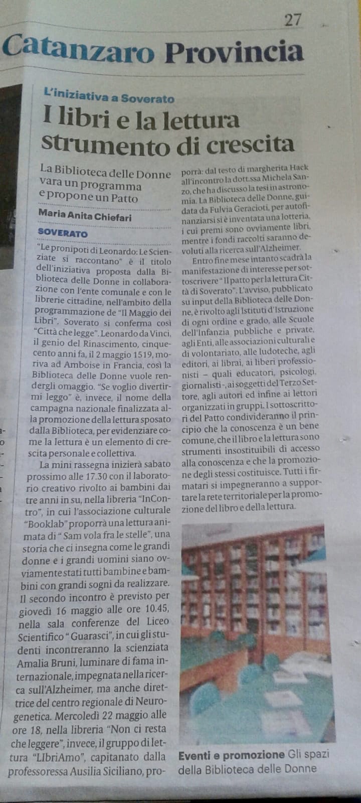  Rassegna Stampa Il Maggio dei Libri